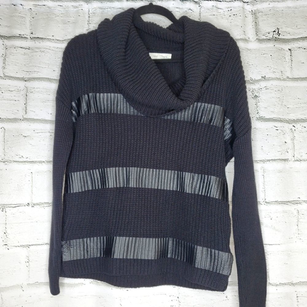 Treasure & Bond cowl neck textured sweater